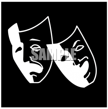 theatre mask clipart. Recreation Symbol Clipart