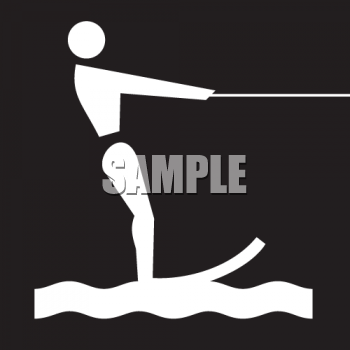 Skiing Clipart