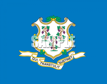 Connecticut Flag Clipart