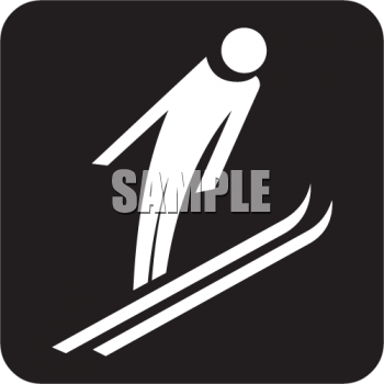 Skiing Clipart