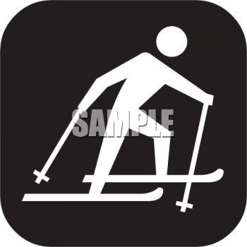 Skiing Clipart