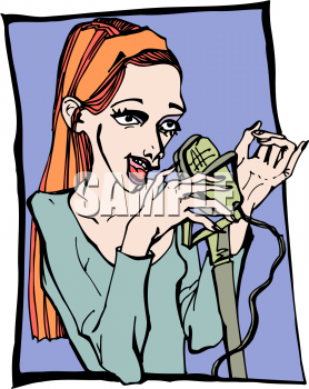 Singer Clipart