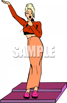Performer Clipart