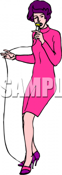 Singer Clipart