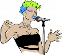 Singer Clipart