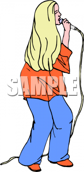 Singer Clipart