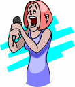 Singer Clipart