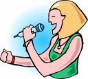 Singer Clipart