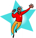 Singer Clipart