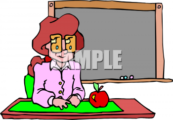 School Desk Clipart
