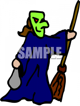 Witches Broomstick Clipart