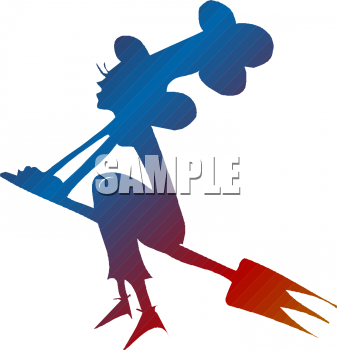 Witches Broomstick Clipart
