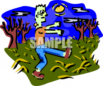Halloween Zombie Clipart
