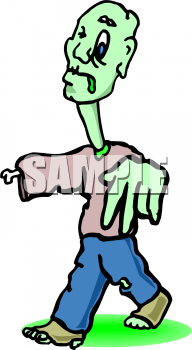 Halloween Zombie Clipart