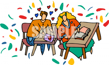 School Desk Clipart