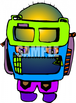 School Backpack Clipart
