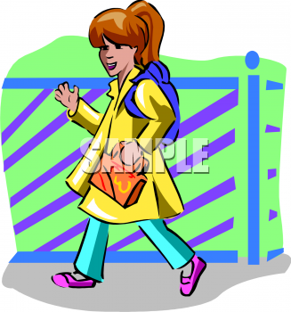 School Backpack Clipart