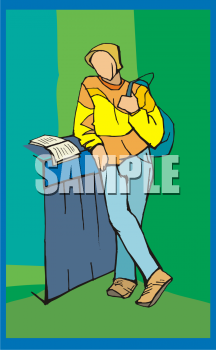 School Backpack Clipart