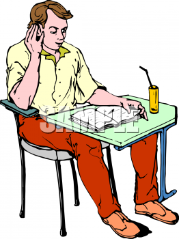 School Desk Clipart