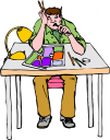 School Desk Clipart