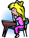 School Desk Clipart