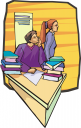 School Desk Clipart