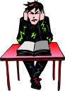 School Desk Clipart