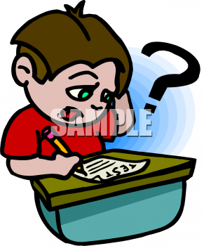 School Desk Clipart