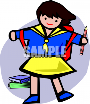 School Backpack Clipart