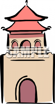 Asian Architecture Clipart