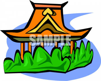 Asian Architecture Clipart
