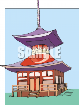 Asian Architecture Clipart