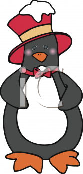 Christmas Penguin Clipart