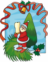 Christmas Candles Clipart