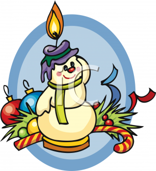 Christmas Candles Clipart