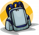 School Backpack Clipart