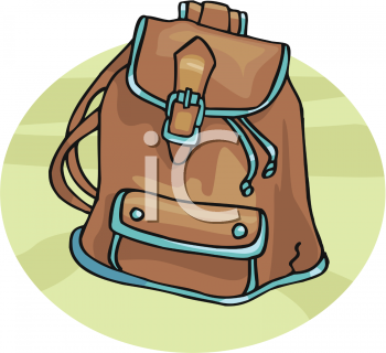 School Backpack Clipart