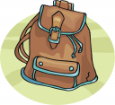 School Backpack Clipart