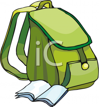School Backpack Clipart