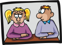 School Desk Clipart
