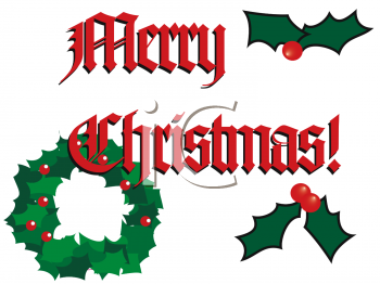 Royalty Free Merry Christmas Clipart