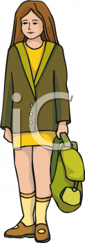 School Backpack Clipart