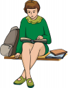 School Backpack Clipart