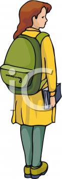 School Backpack Clipart