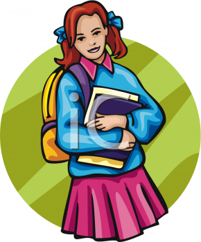 School Backpack Clipart