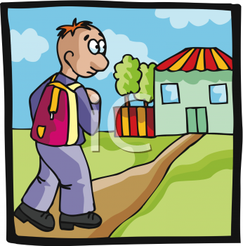 School Backpack Clipart
