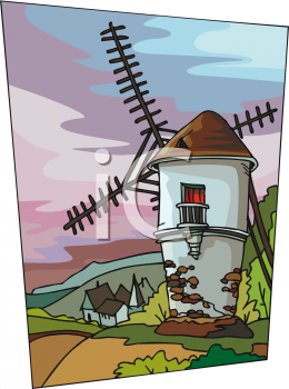 Windmill Clipart