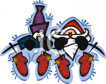 Christmas Penguin Clipart