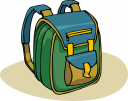 School Backpack Clipart