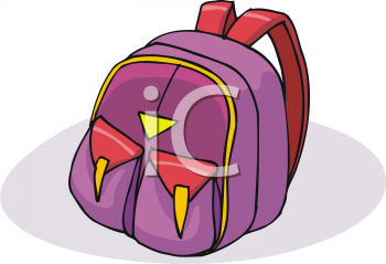 School Backpack Clipart